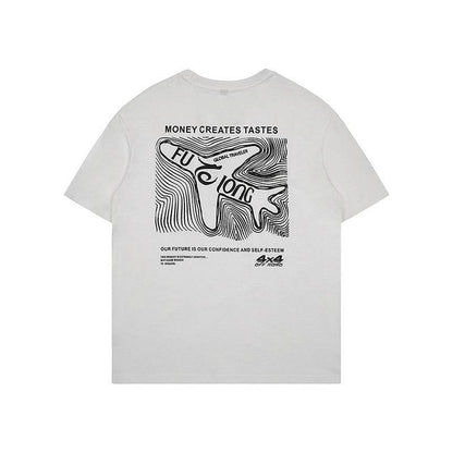 Loose Fashion Cotton Short Sleeve For Men And Women MuddyStock