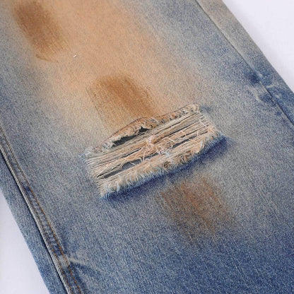 Vintage Ripped Jeans Washed Jeans MuddyStock