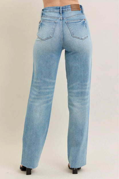 High Waist Rigid Magic Star Shaped Jeans For Women