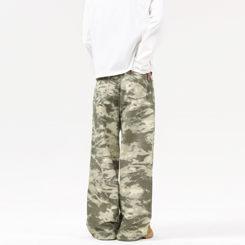 All-matching Baggy Straight Trousers For Men MuddyStock All Products