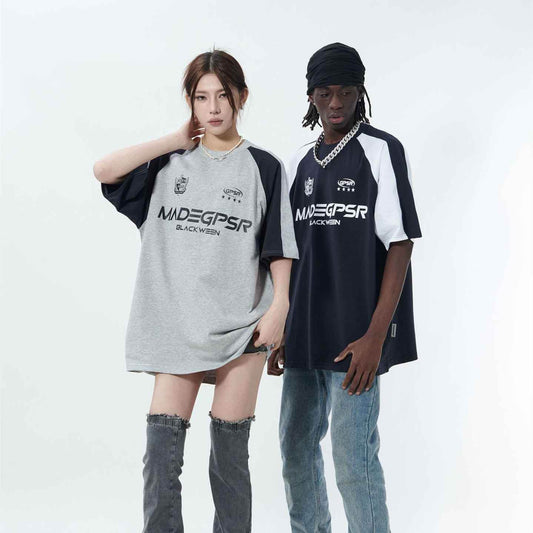 New Real Shot American Street Fashion Short Sleeve T-shirt For Men And Women MuddyStock