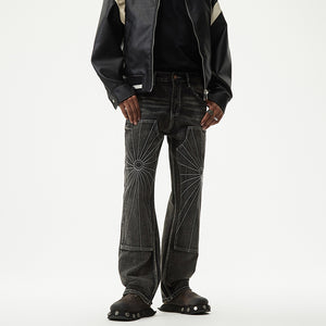 Men's Simple Straight Jeans Picture All Products