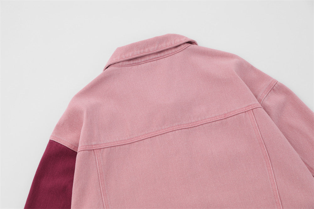 Punk Trendy Color Matching Irregular Jacket For Women MuddyStock null