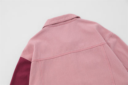 Punk Trendy Color Matching Irregular Jacket For Women MuddyStock null