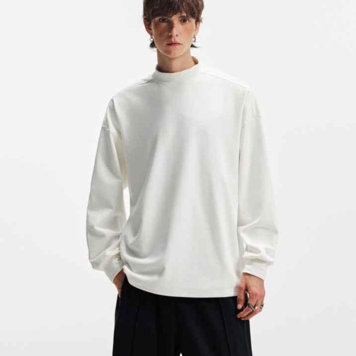 Long-sleeved Sweatshirt For Autumn And Winter White null