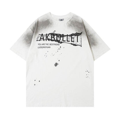 Fashion Loose Cotton Bottoming T-shirt Men MuddyStock