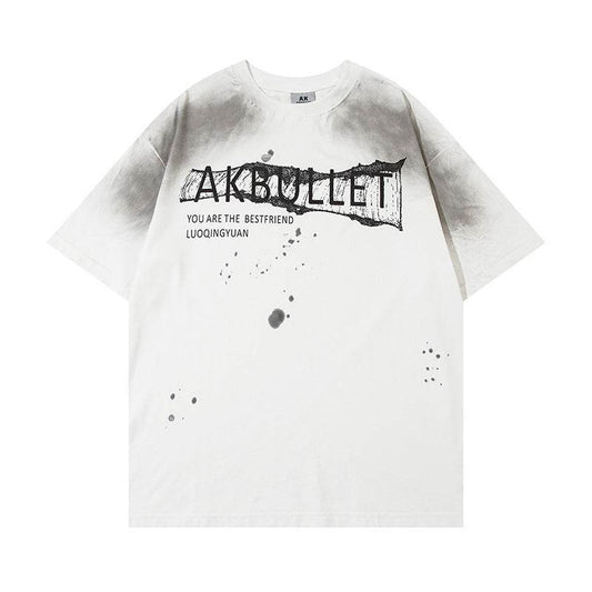 Fashion Loose Cotton Bottoming T-shirt Men MuddyStock