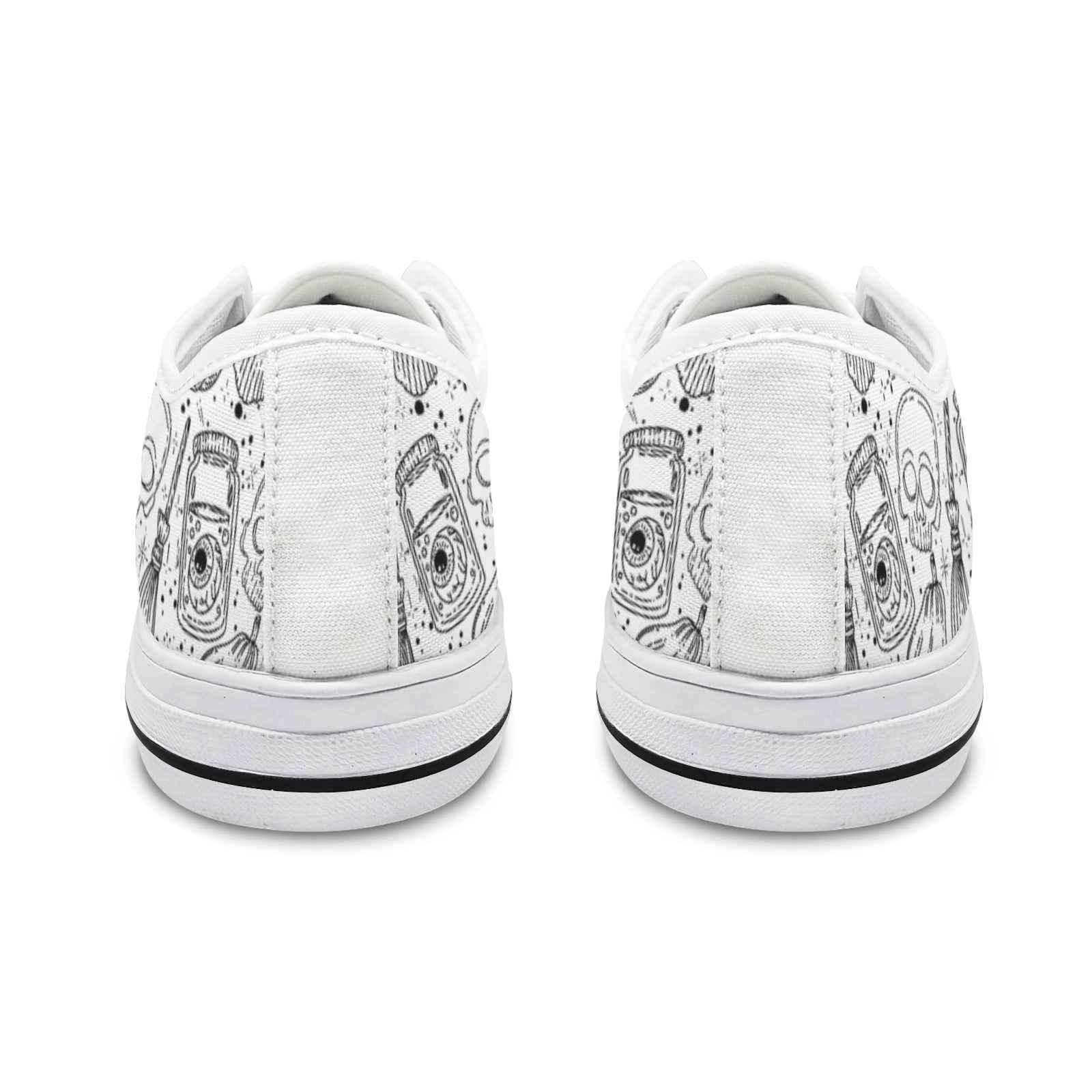 Seattle Low Top Men's Shoes With Abstract Design
