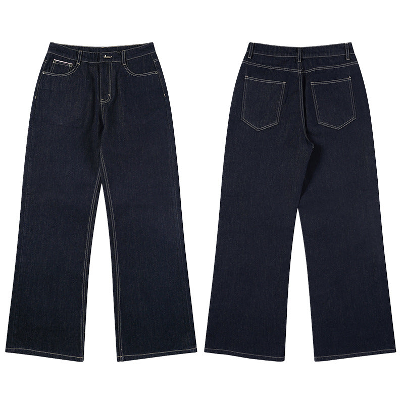 Men's Plain Jeans Original Cow Blue