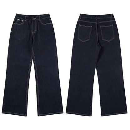 Men's Plain Jeans Original Cow Blue