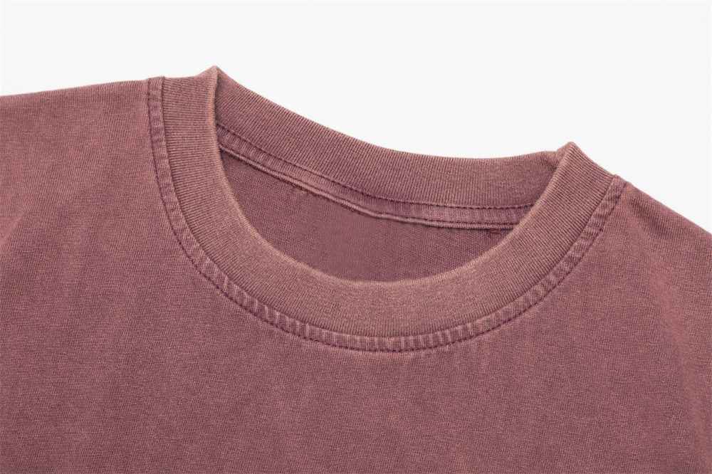 Old Washed Short-sleeved T-shirt For Men null