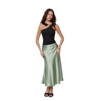 Halter-neck Off-shoulder Top For Women