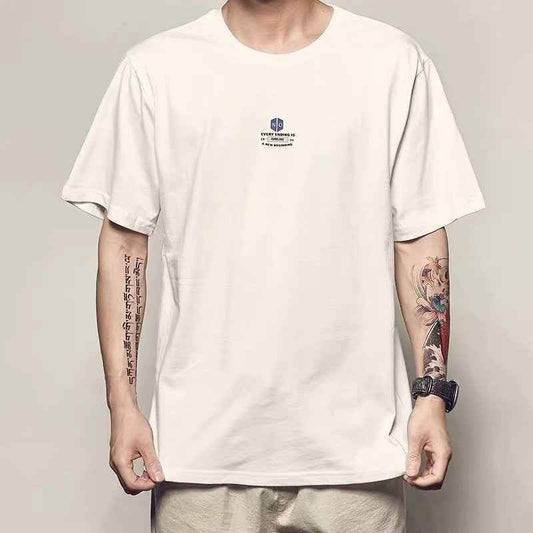 Summer Loose Short Sleeve T-shirt For Men MuddyStock