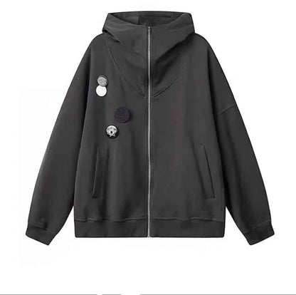 Outline Badge Hoodie For Men And Women MuddyStock