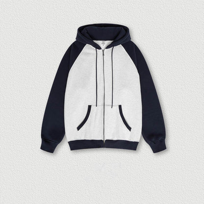 Fashion European And American Loose Hoodie Men Grey MuddyStock