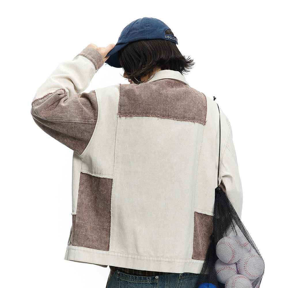 Patchwork Irregular Coat For Woman | MuddyStock Originals MuddyStock