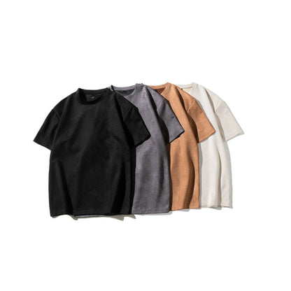 American Retro Short Sleeve T-shirt For Men And Women MuddyStock