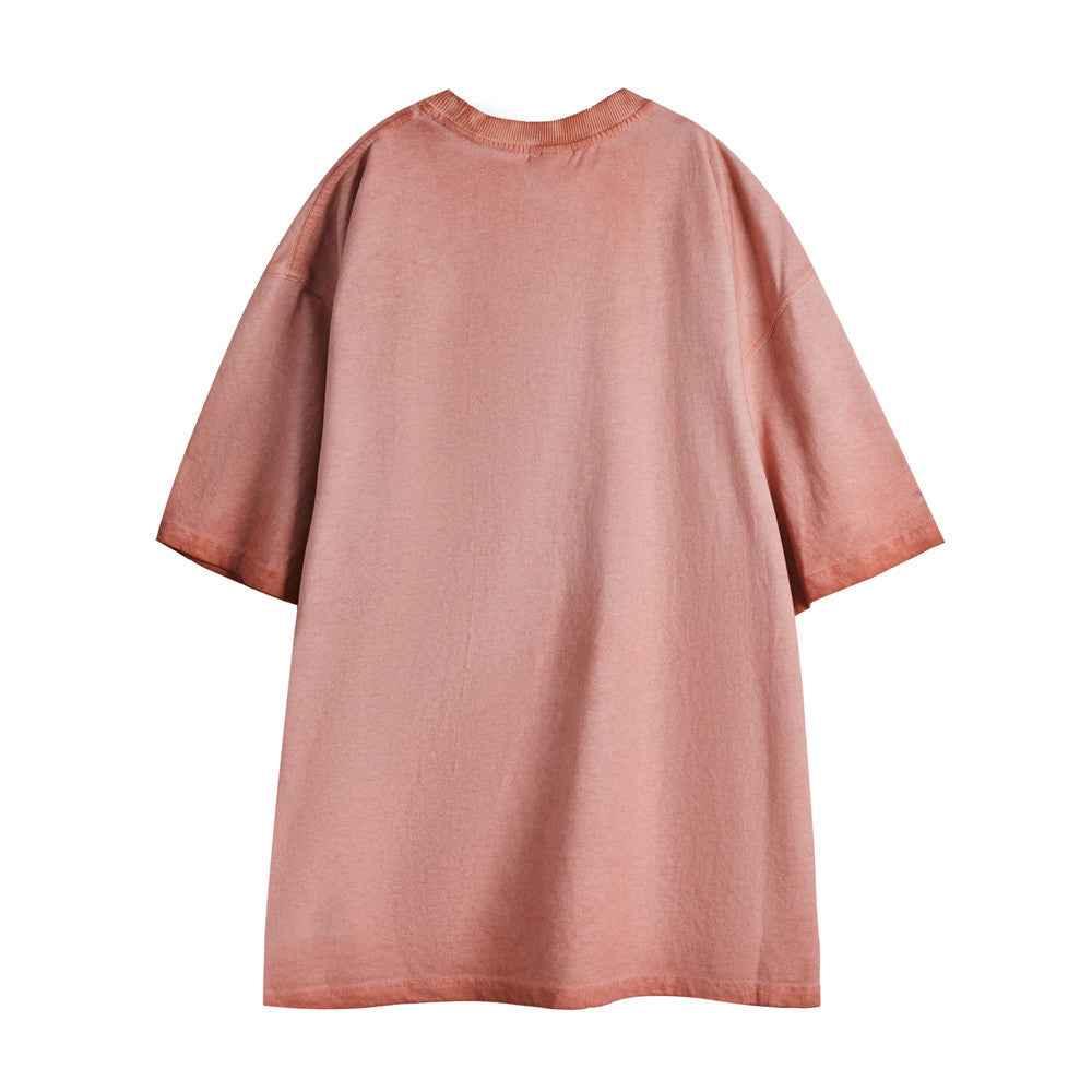 Women's New Character Letter Print Short-sleeved T-shirt null