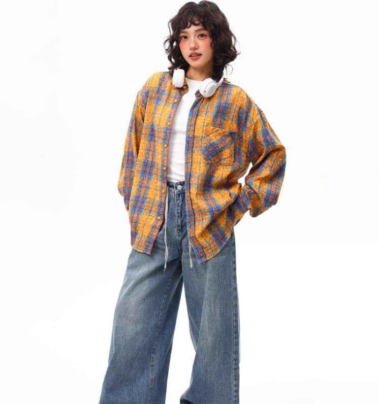 Plaid Shirt For Women null