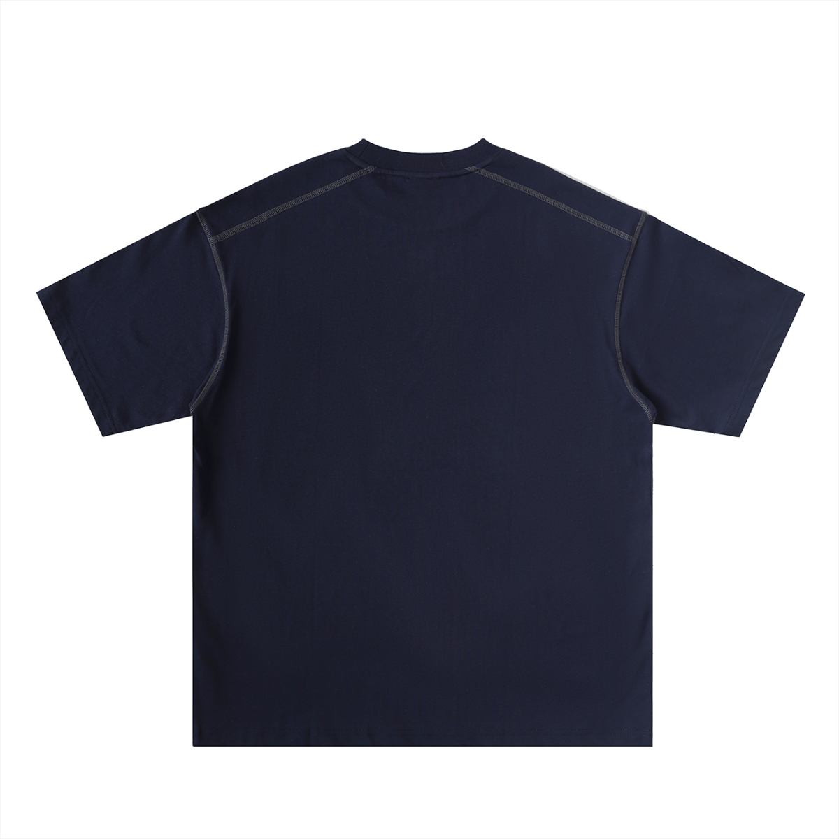 Oversized Contrast-Stitched Cotton Tee For Men | MuddyStock Originals
