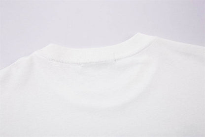 Fashion Abstract Letter Print Short-sleeve For Women MuddyStock