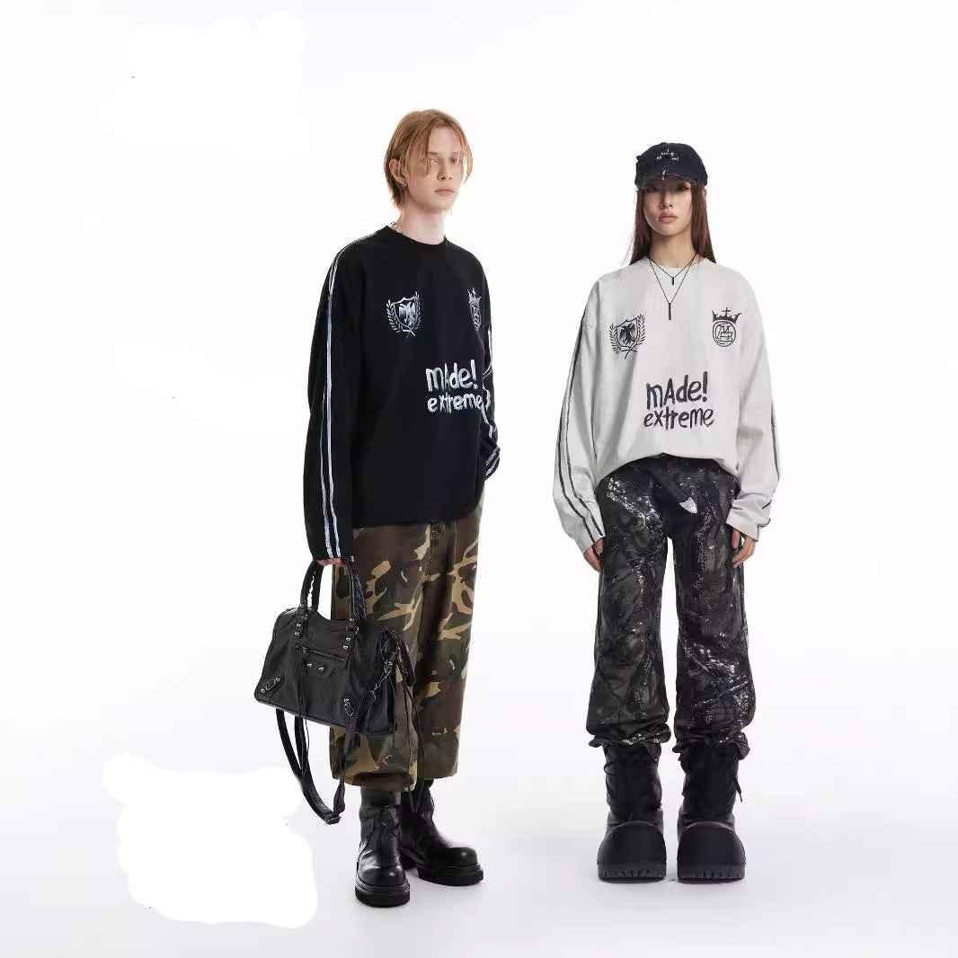 Washed Old Printing Hand Painted Jersey For Men And Women MuddyStock