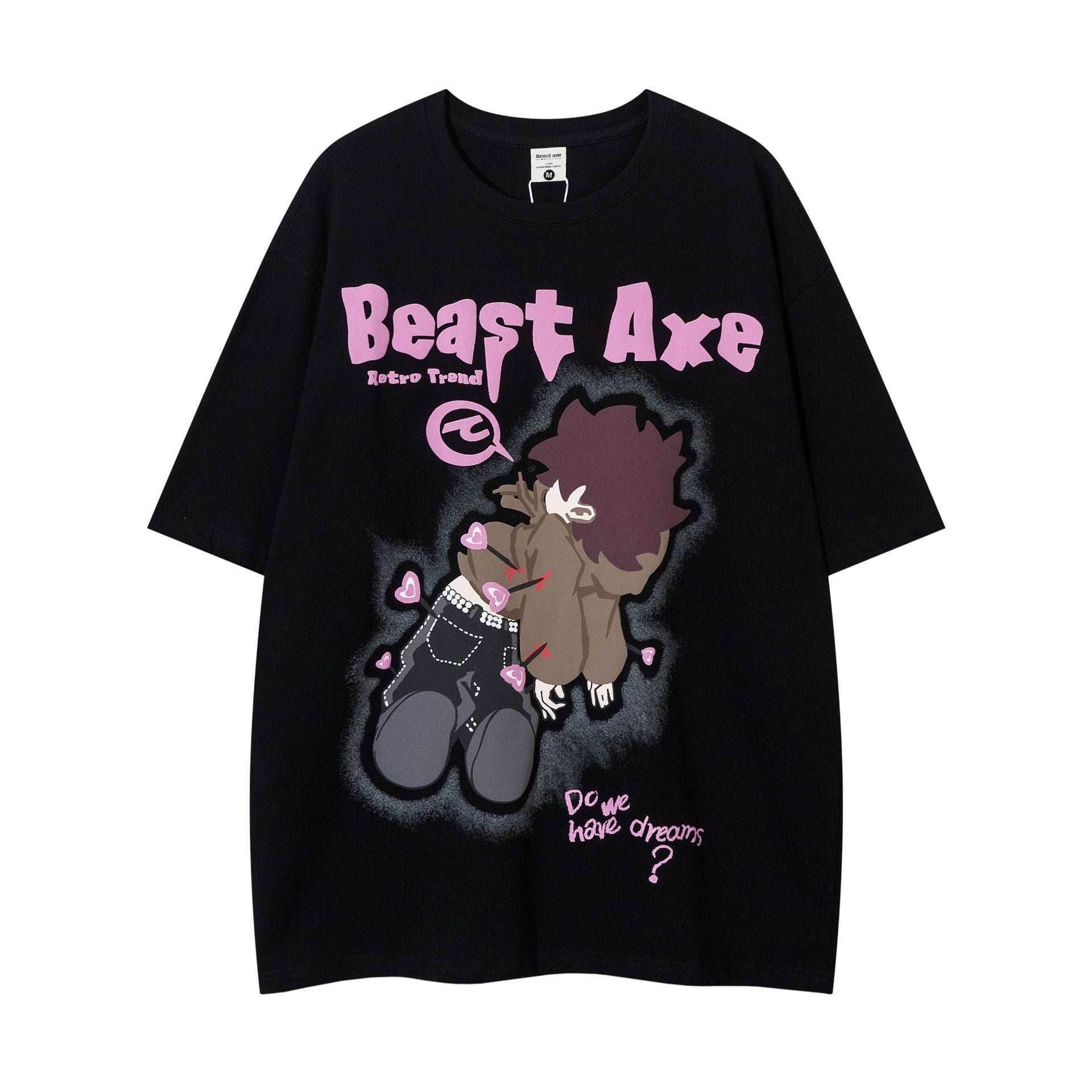 Cartoon Pattern Short Sleeve For Men And Women MuddyStock