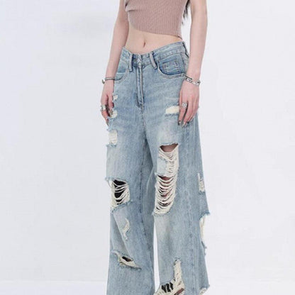 Straight Loose Slimming Wide-leg Pants For Women