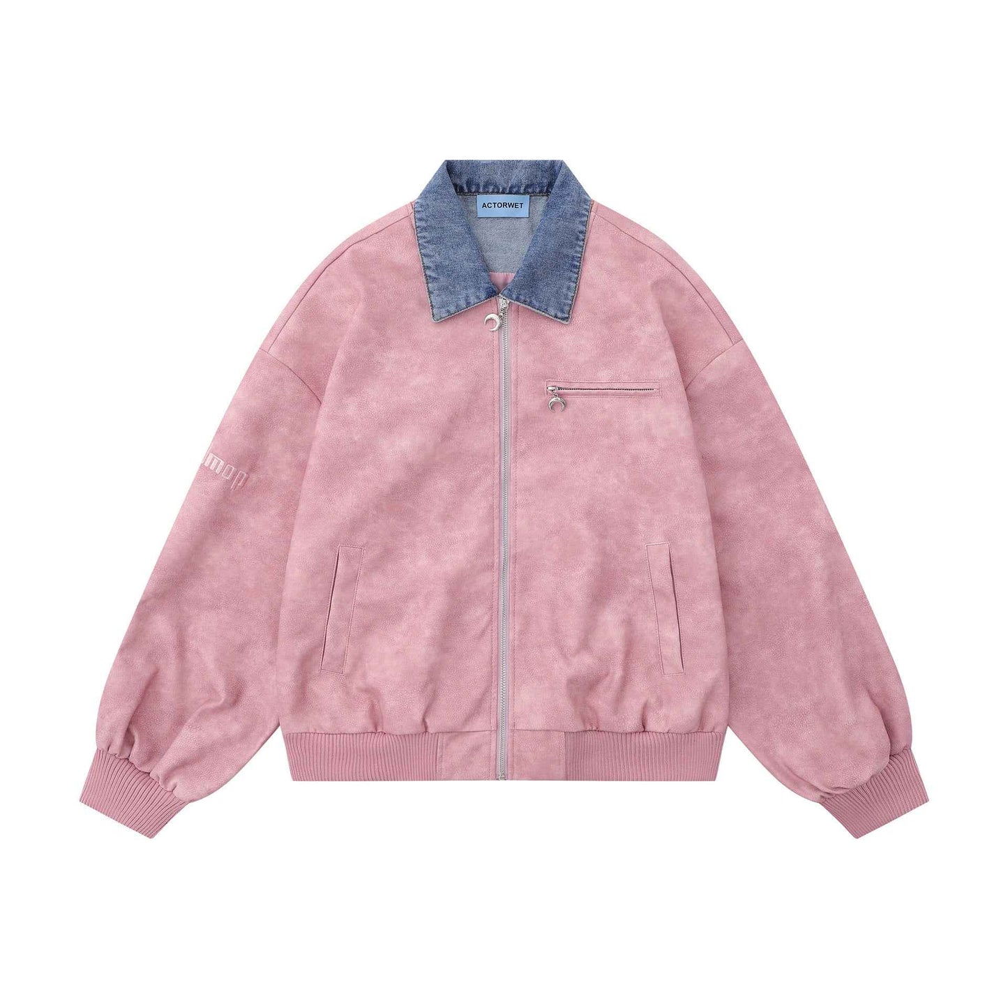 Loose Design Niche Jacket For Women Pink MuddyStock