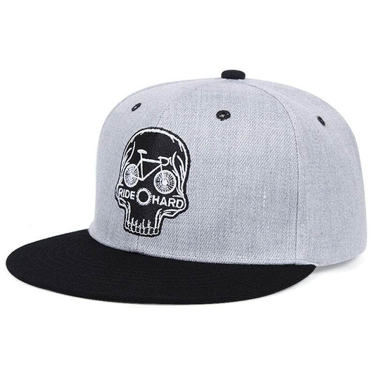 Skull Embroidery Baseball Cap Men's And Women's Embroidery MuddyStock