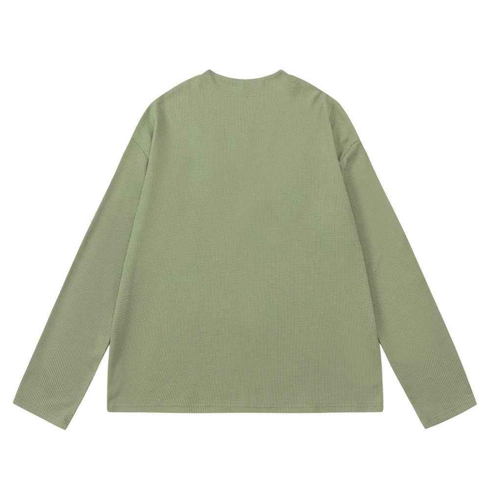 Abstract Graffiti Printed Long Sleeve T-shirt For Women null