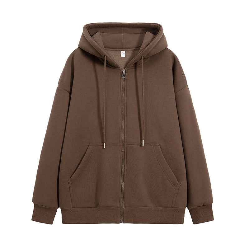 Simple Hoodie For Men And Women Coffee MuddyStock