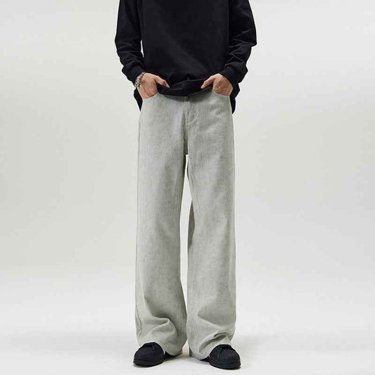 Men's Marble Dark Pattern Casual Trousers MuddyStock