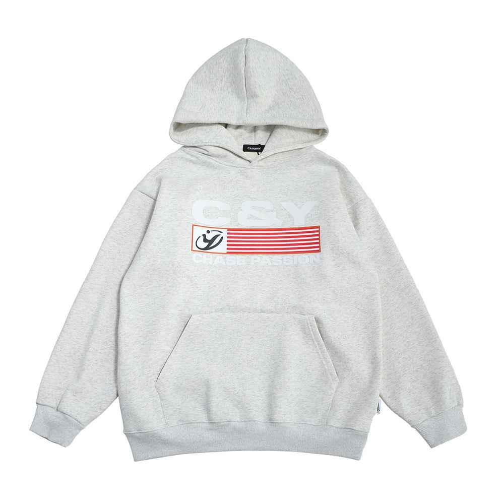 Printed Alphabet Hoodie For Women null