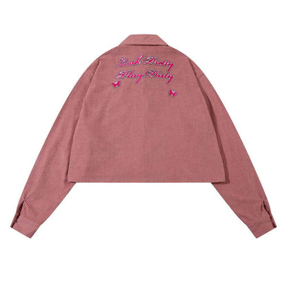 Letter Butterfly Loose Cool Shirt For Women