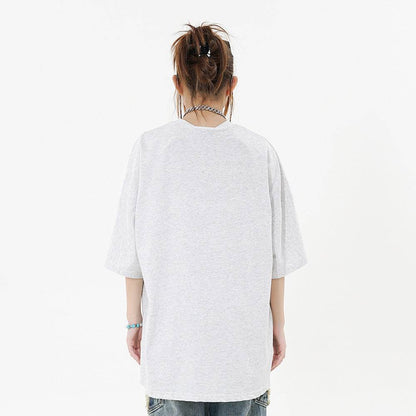 Letter Patch Embroidered Casual T-shirt For Women MuddyStock