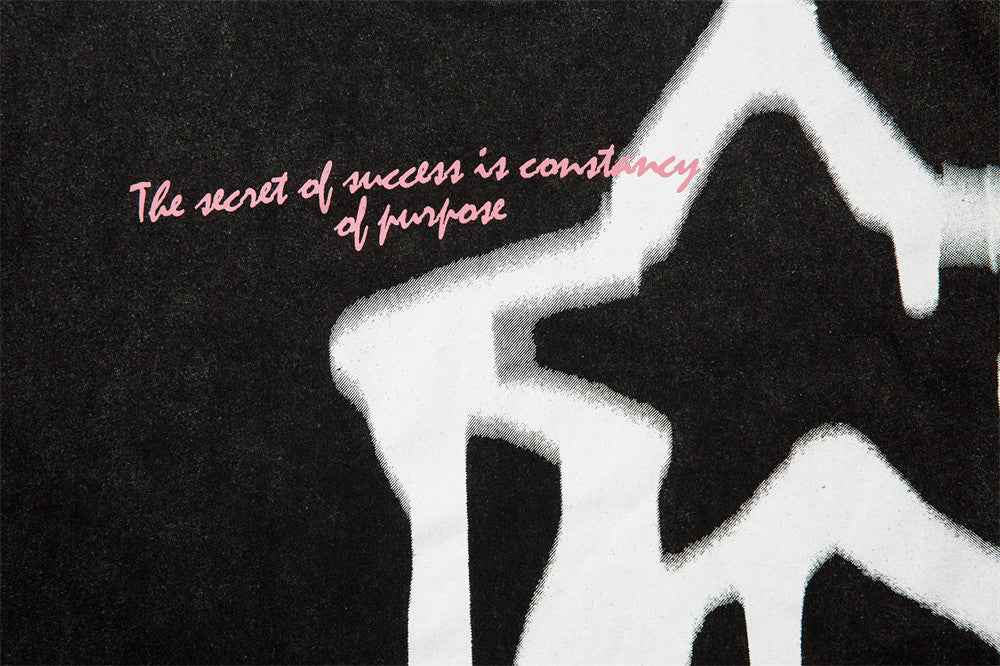 Five-pointed Star Design Loose T-shirt For Women MuddyStock