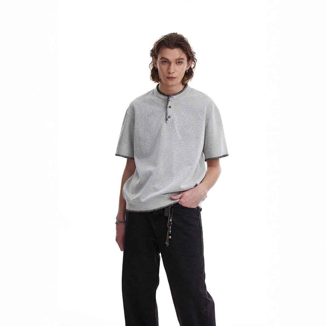 Retro Summer Zipper Short Sleeve For Men And Women