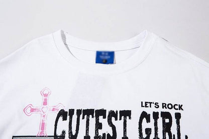 Cartoon Animation Printed Short Sleeve Women MuddyStock