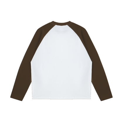 Color-Blocked Raglan Long-Sleeve T-Shirt For Women | MuddyStock Originals