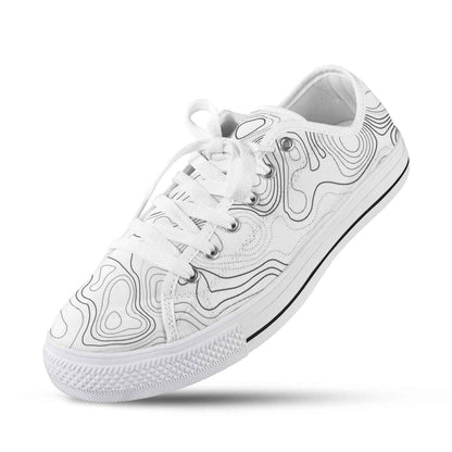 Seattle Low Top Women's Abstract Shoes White