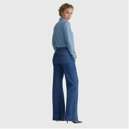 Loose Jeans For Women Dark Blue, Lengthened MuddyStock