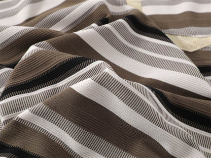 Retro Loose Striped Short-sleeved Polo Shirt For Men MuddyStock
