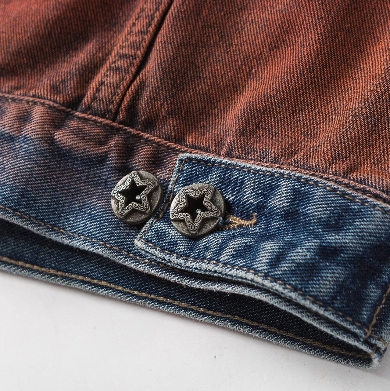 American Retro Loose Wash Denim Jacket For Women All Products