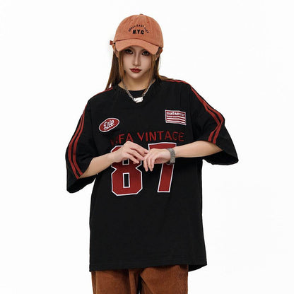 Printed Cotton T-shirt For Women MuddyStock