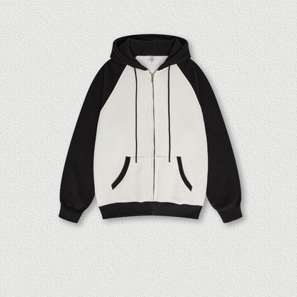 Fashion European And American Loose Hoodie Men Black MuddyStock
