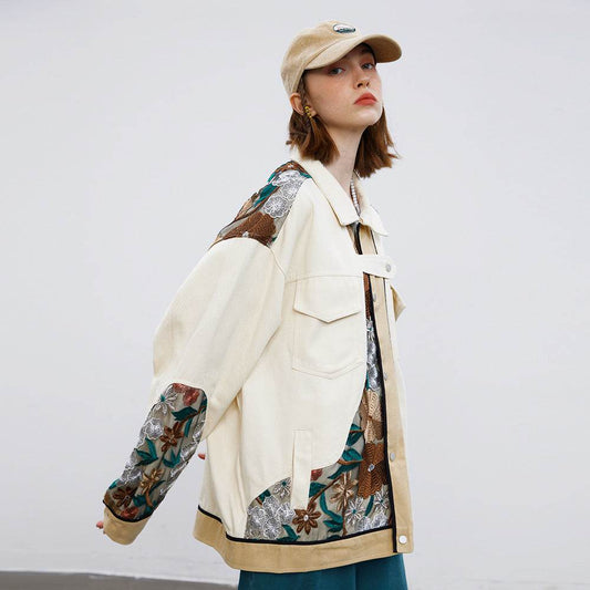 Stitching Lace Coat For Women MuddyStock