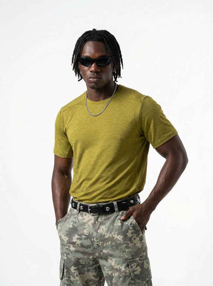 Men's Outdoor Moisture-Wicking Quick-Drying Short-Sleeve T-shirt MuddyStock null