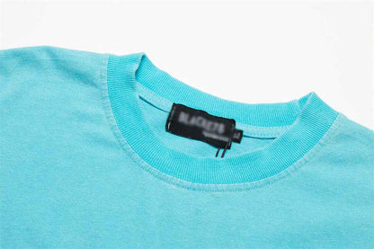 Loose Casual Cotton Distressed Washed T-shirt For Women null