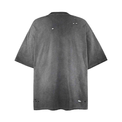 Punk Old Dirty Short-sleeved T-shirt For Men null